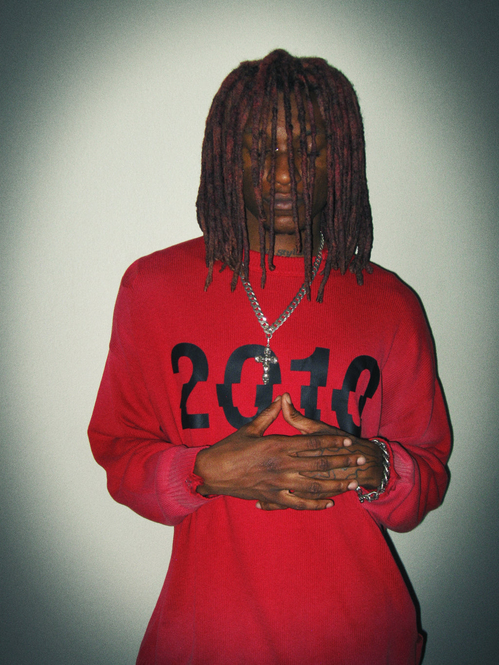 2010 DISTRESSED OVERSIZED SWEATER