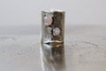 OPAL ROSE QUARTZ RETICULATION RING