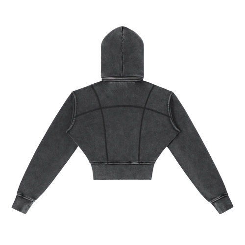2010 FITTED CROP HOODIE